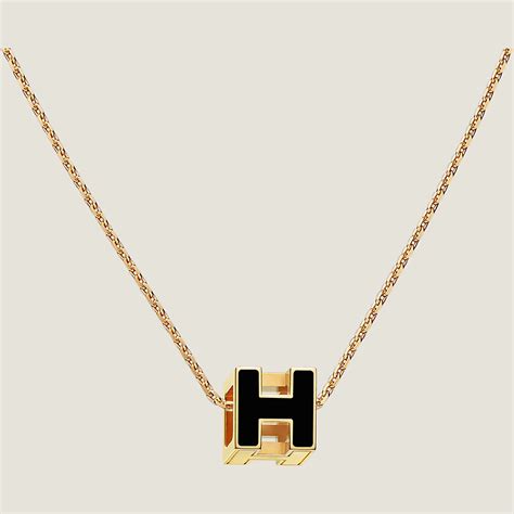 hermes cage d h pendant|14k gold h pendant.